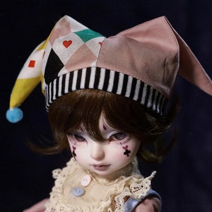 BJD Doll kompletter Satz 1/6 BJD kompletter Satz Posable Art doll Kugelgelenkpuppen Zauberer Zaubertricks Karten Zirkus Geburtstag Sammler Spielzeug Geschenkidee