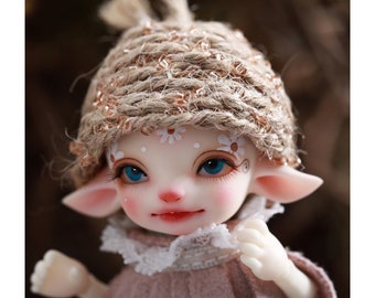 Piccola bambola BJD Realpuki, scala 1/13, bambola artistica in resina snodabile
