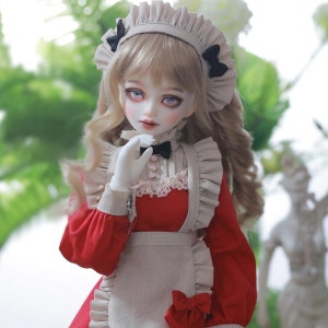 BJD 人形 フルセット 1/4 BJD フルセット 可動式アート人形 球体関節人形 BJD 女の子ボディ 女性 BJD 樹脂関節人形 女の子への誕生日プレゼント