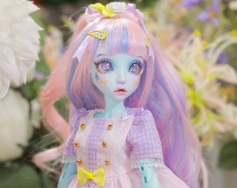 Anime BJD Doll full set 1/4 BJD fullset Posable Art doll enime eyes Ball jointed dolls BJD girl body female Bjd Resin jointed doll Birthday