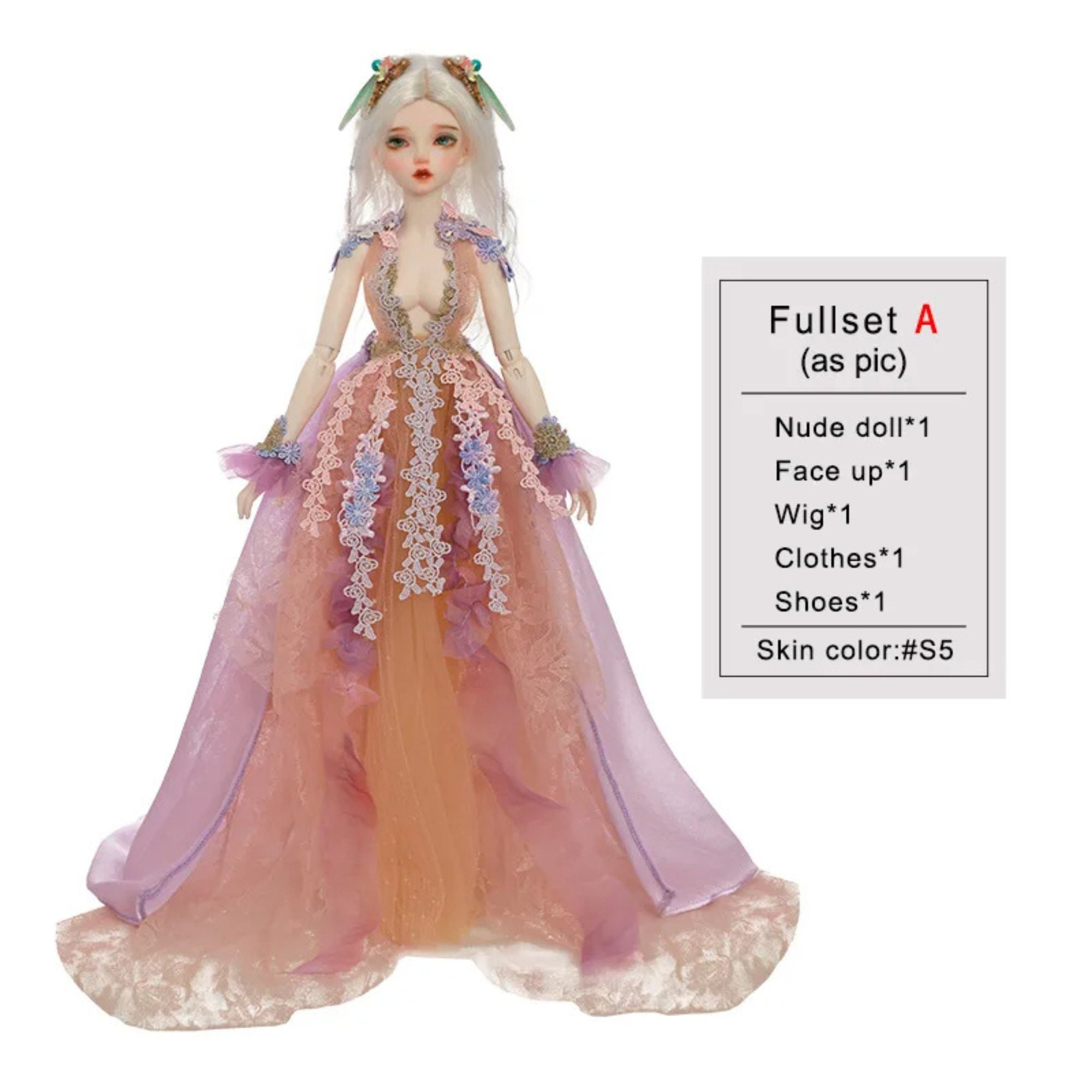 BJD Doll Full Set 1/4, Posable Art Doll, Queen of the Forest - Etsy