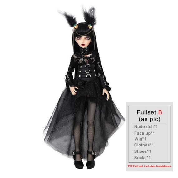 BJD Doll Full Set, 1/4 Scale Posable Resin Art Doll - Etsy