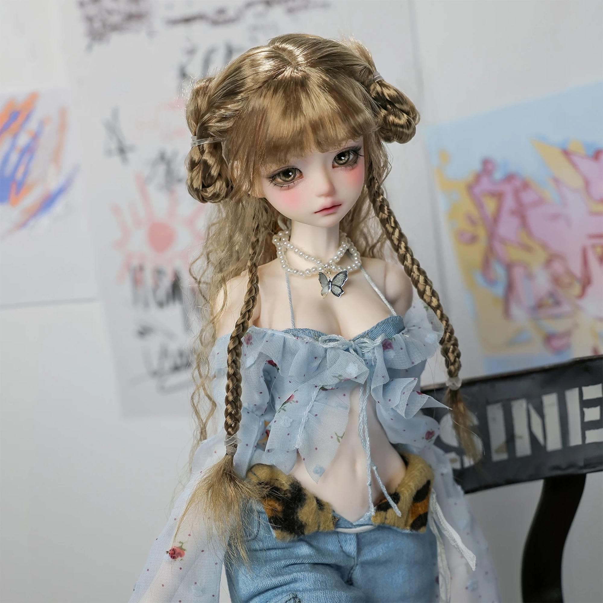 bjdドール 1/4 BJDドール フルセット：可動式樹脂球体関節人形 - Etsy 日本