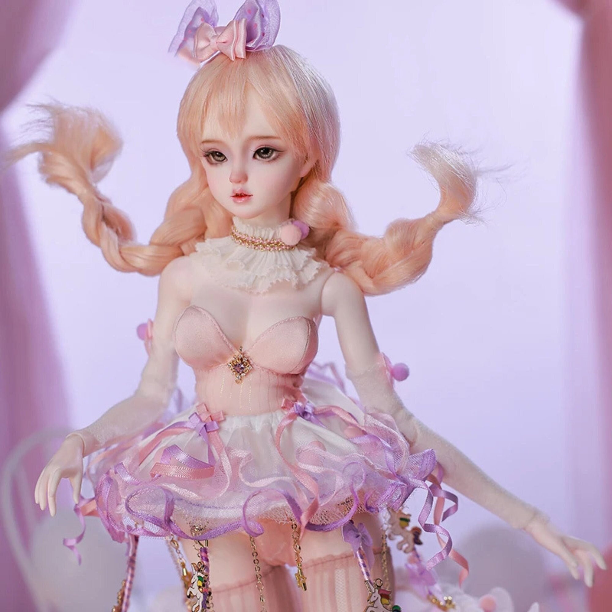 BJD Doll Full Set 1/4 BJD Fullset Posable Art Doll Ball
