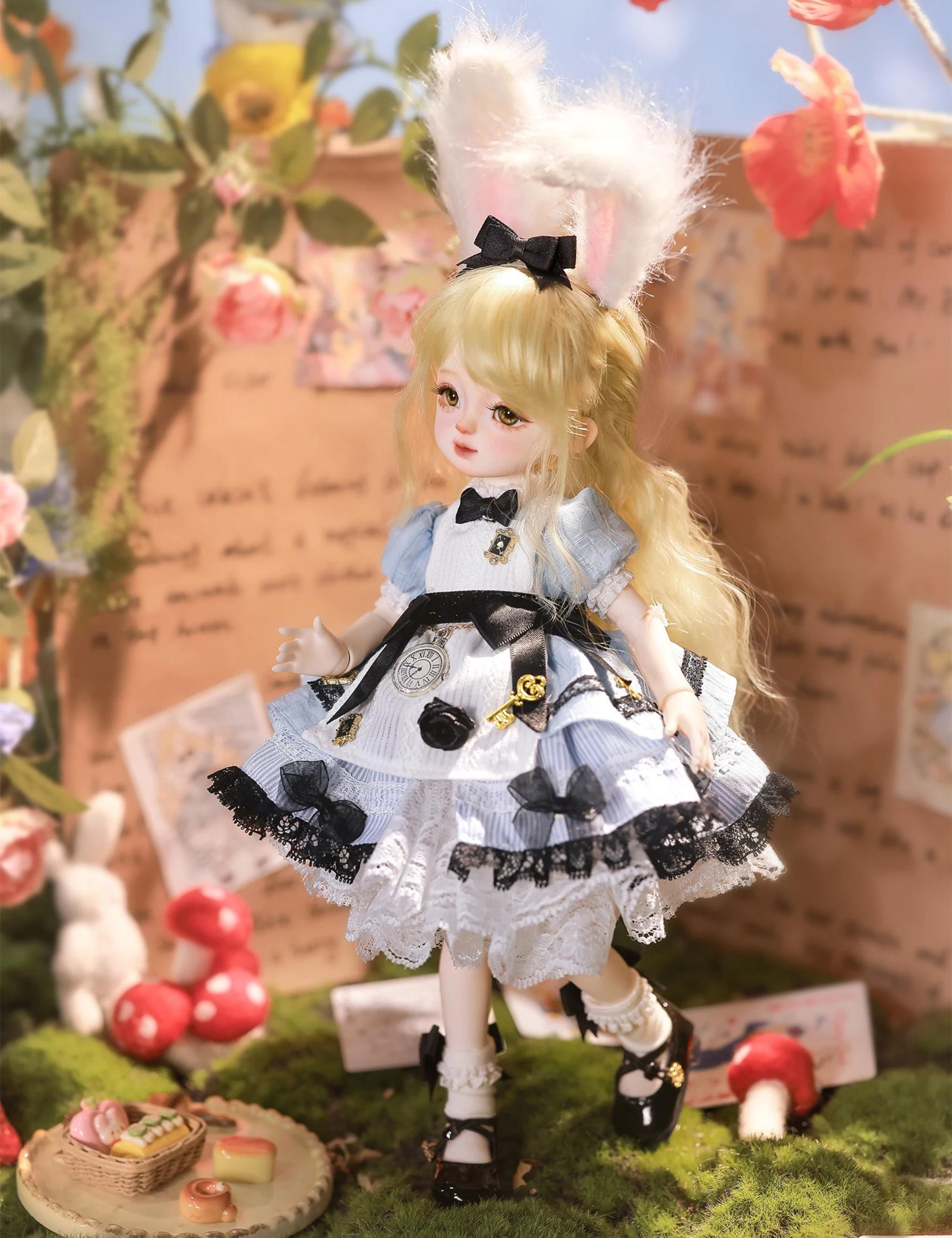 2 / Set Vêtements de Poupée BJD Poupées de Poupées Nouveau-né Robe