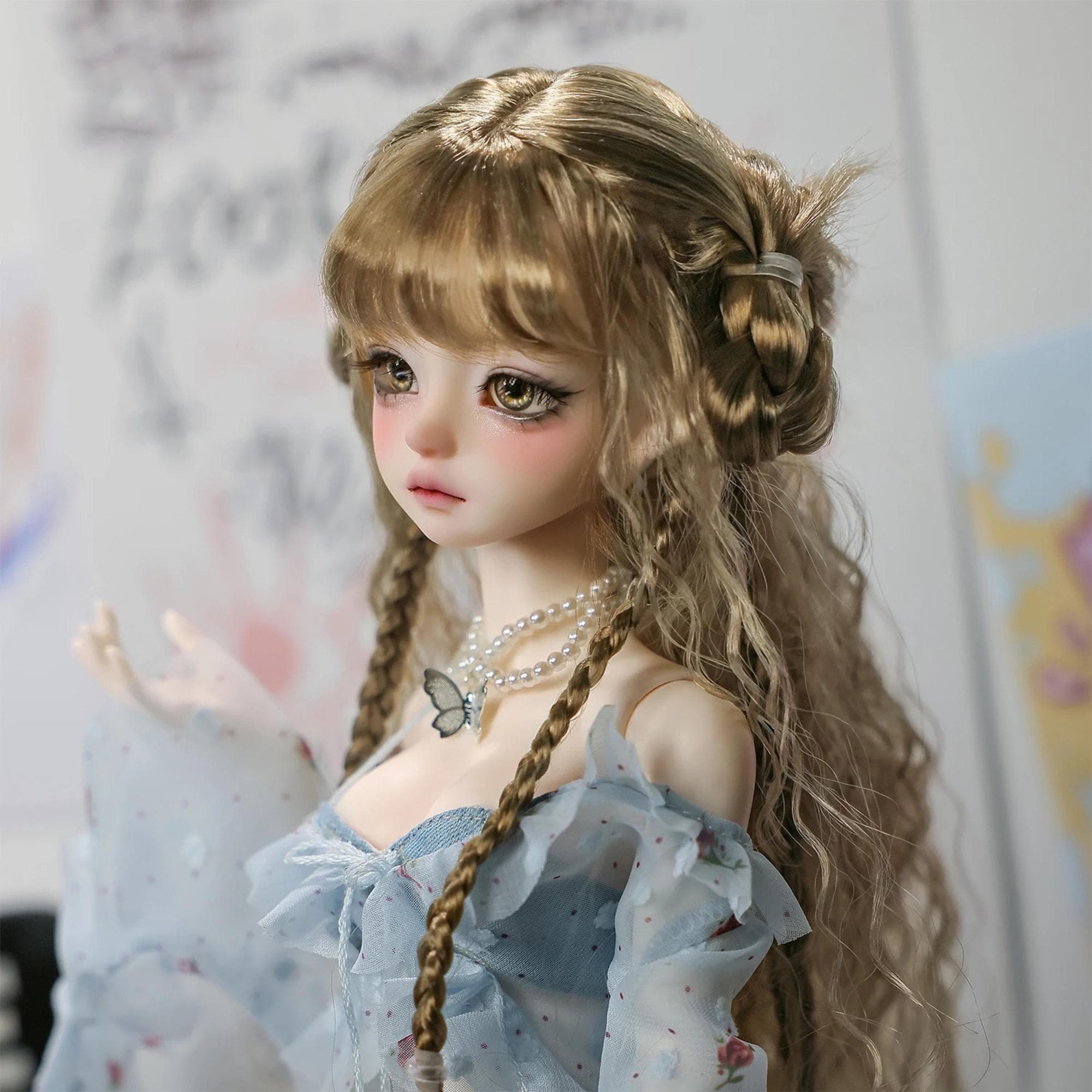 1/4 BJDドール フルセット：可動式樹脂球体関節人形 - Etsy 日本