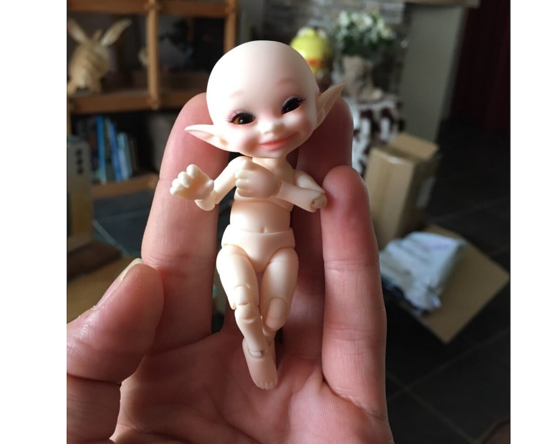 Tiny Realpuki BJD Doll Full Set 1/13 BJD Fullset Posable Art Doll