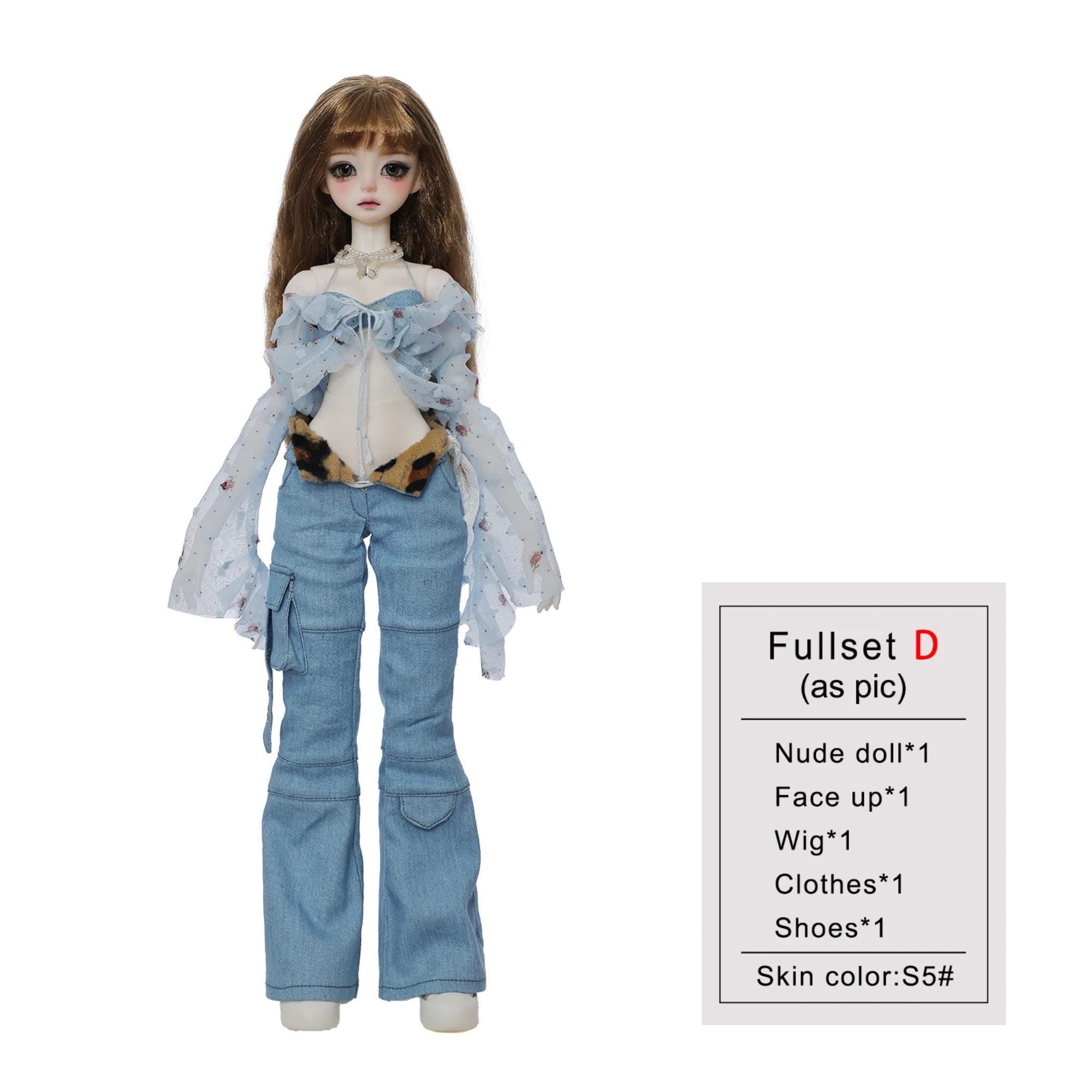 1/4 BJD Doll Full Set: Posable Resin Ball Jointed Doll - Etsy