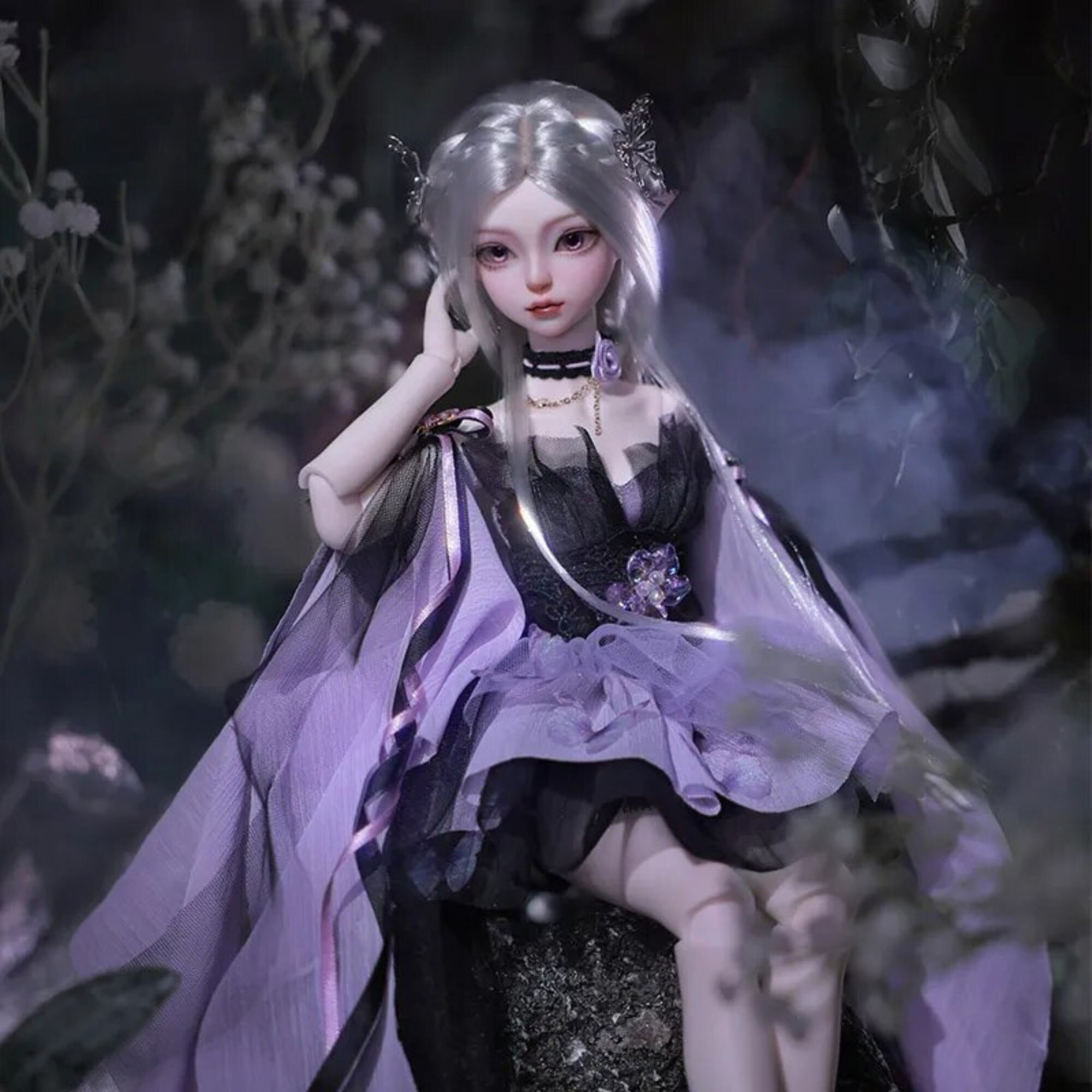 1/4 Scale BJD Doll Full Set, Posable Resin Art Doll, Gift for