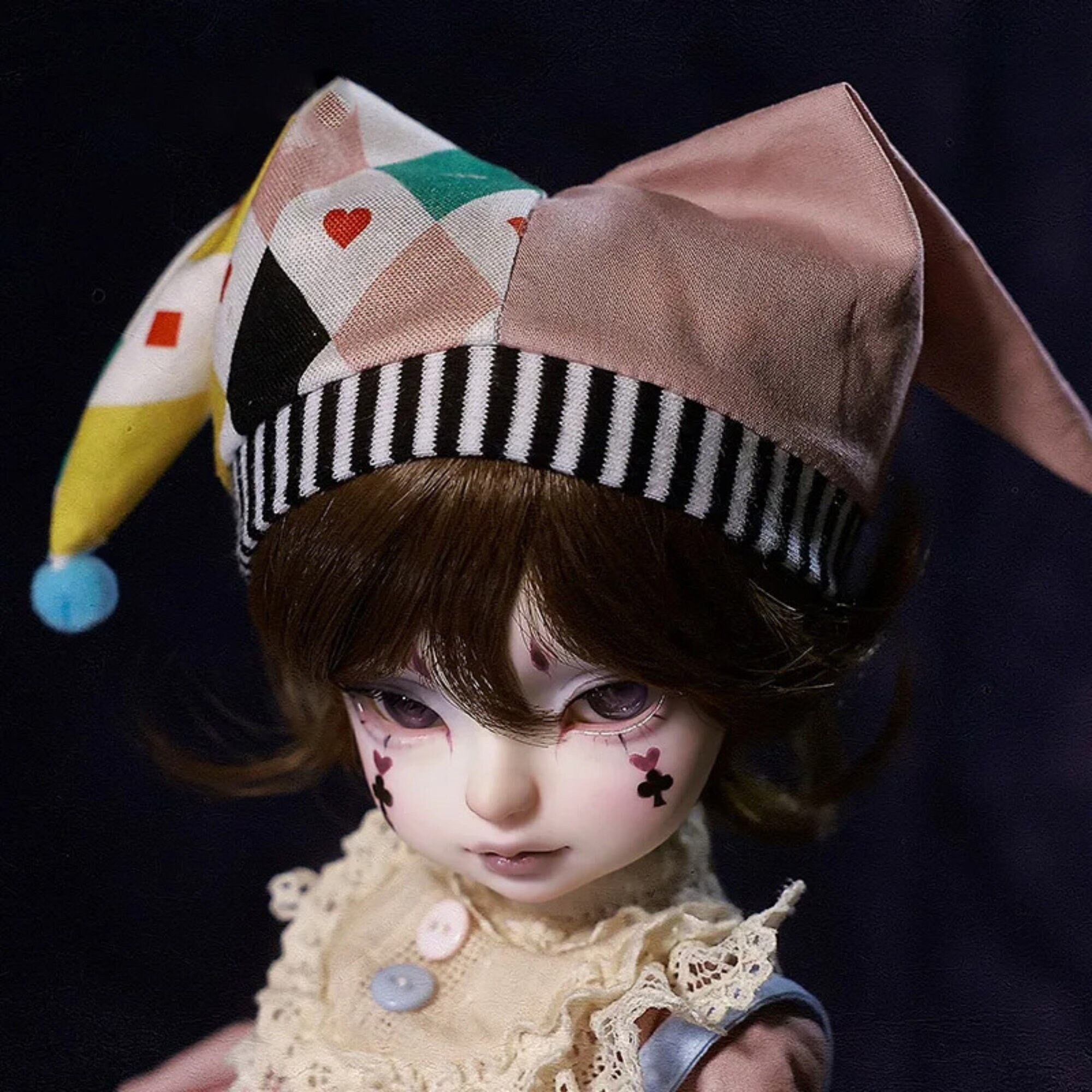 BJD Doll full set 1/6 BJD fullset Posable Art doll Ball jointed dolls magician magic tricks cards circus Birthday collectible toy Gift idea