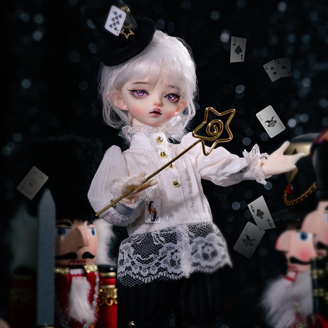 BJD Doll Full Set 1/6, Posable Resin Art Doll, Magician, Magic Tricks ...