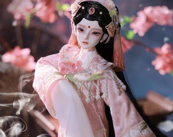 Bambola cinese Kunqu Dan BJD 1/4 Set completo, bambola artistica snodabile
