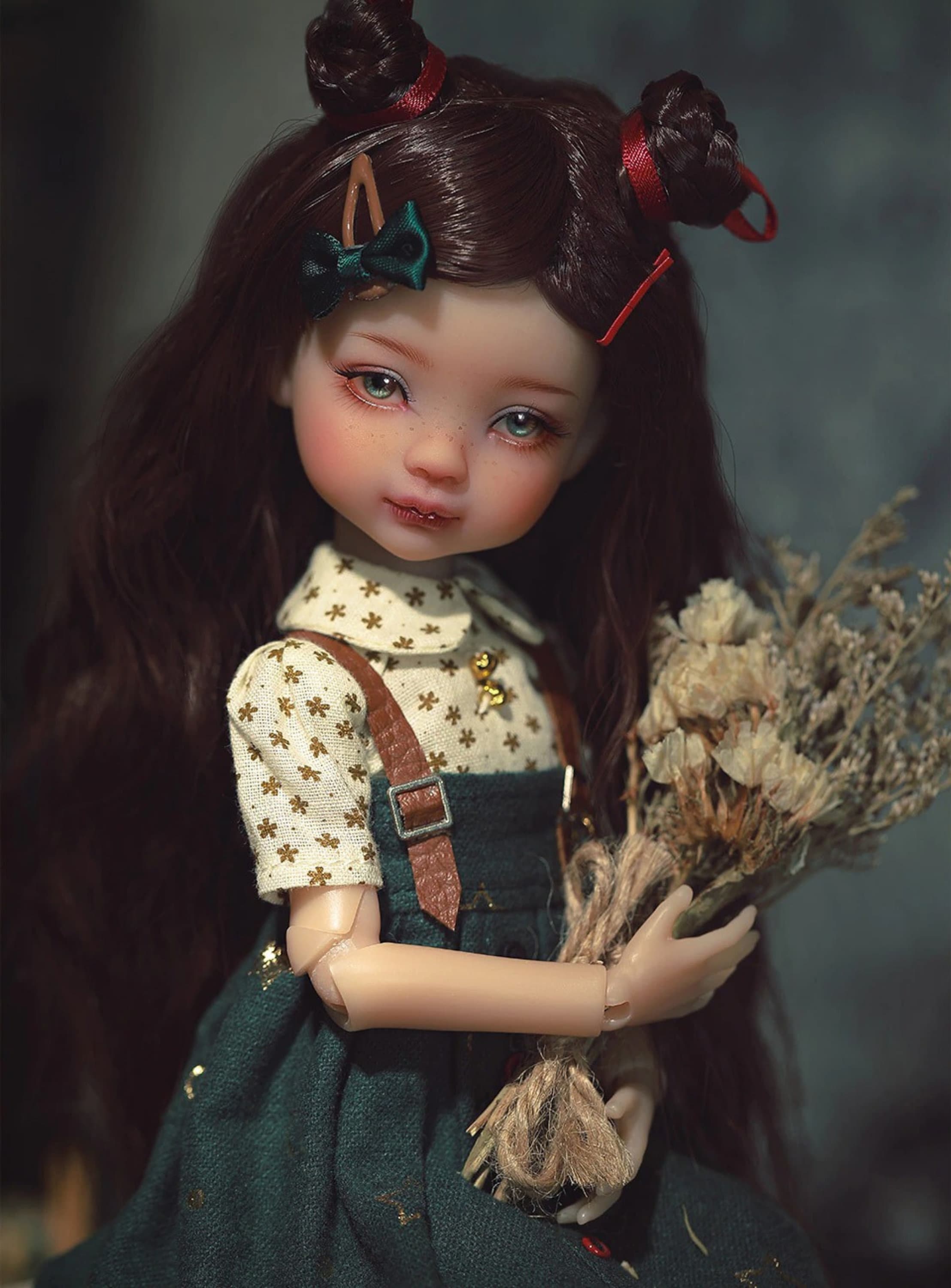 BJD Doll full set 1/6 female Girl body Ball jointed dolls Tiny Etsy