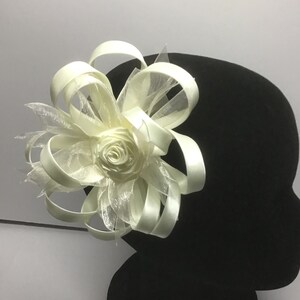Tocado rosa marfil