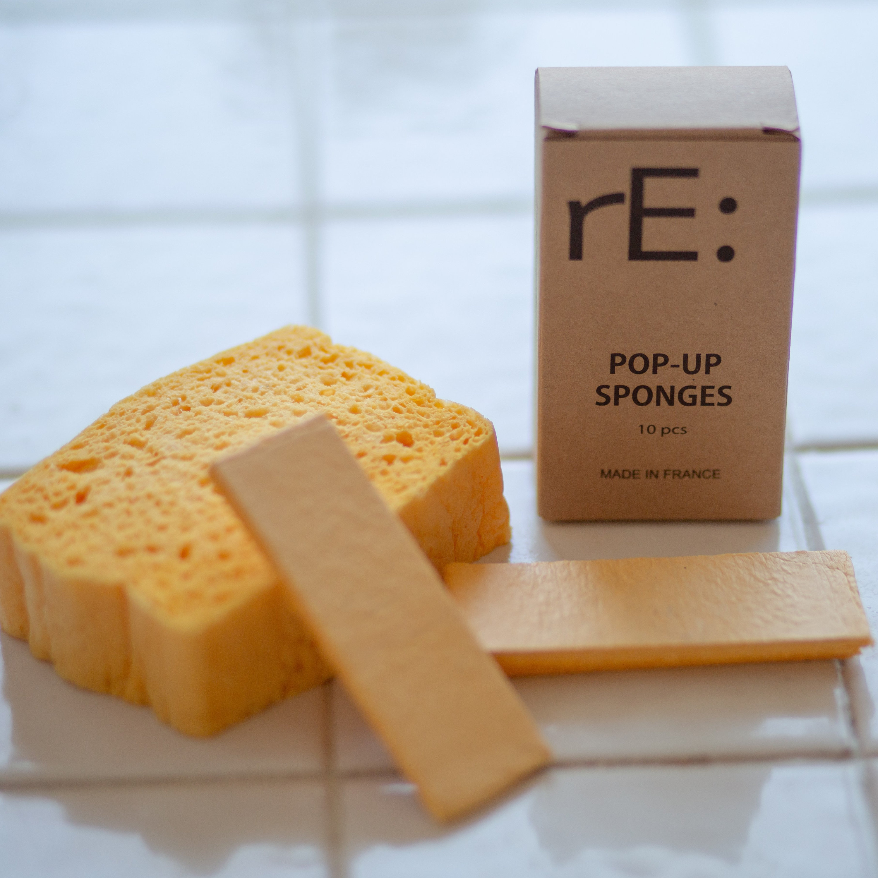 Orange - Pop up Sponge