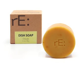 Citrus Dish Soap Bar – Zero Waste, Palm Oil Free