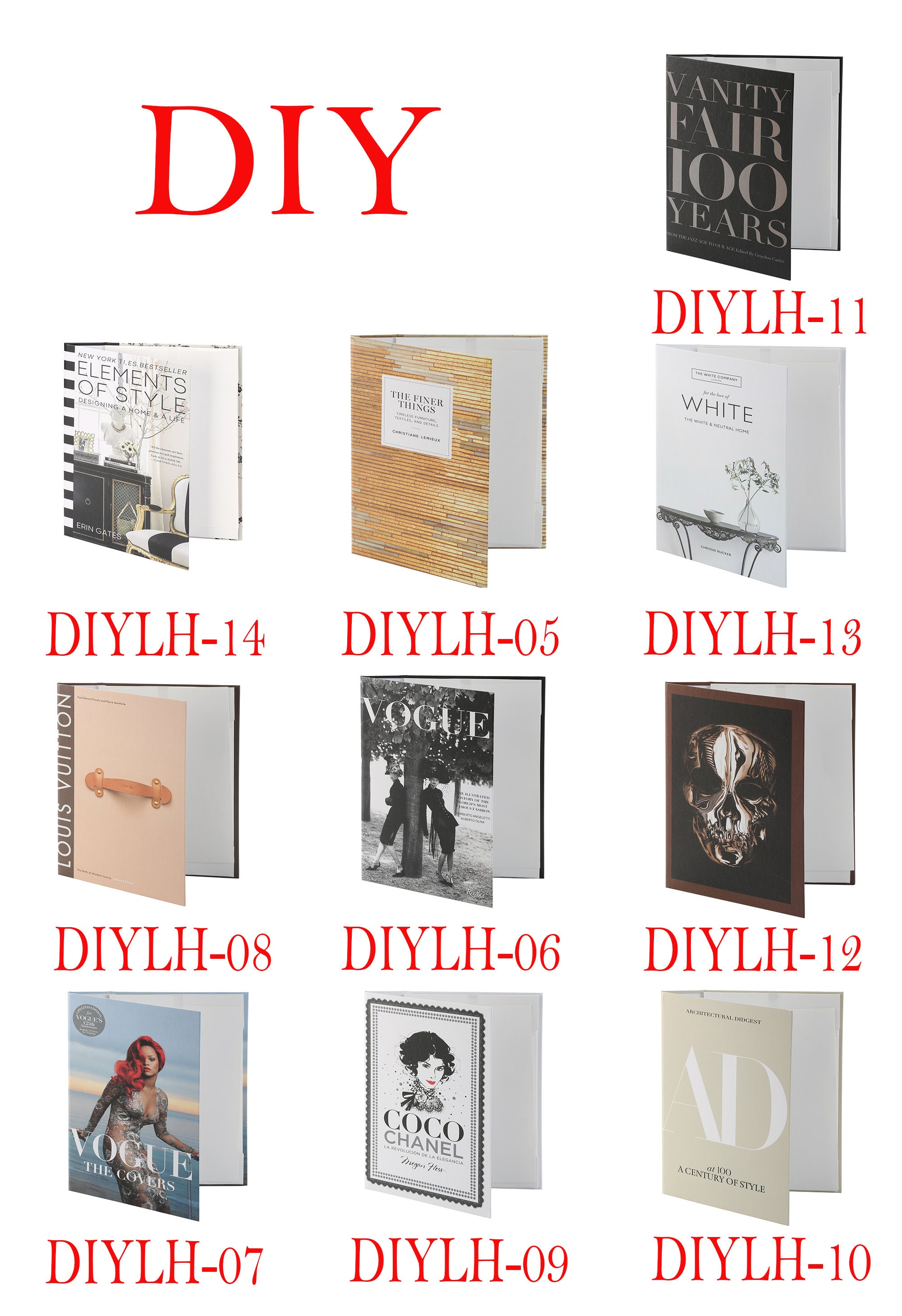 New DIY Luxury Decorative Fake Book That Can Be Opened Etsy