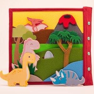 Quiet book, Preschool Educational Toddler Busy Book - Animals