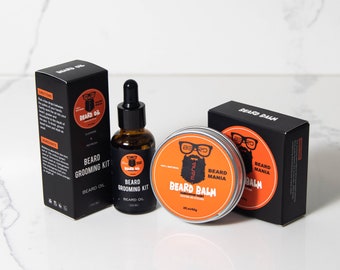 Beard Care Kit | Beard Oil | Beard Balm | Beard Gift Set | Ultimate Beard Kit | Beard Grooming Set | Beard Gifts For Men