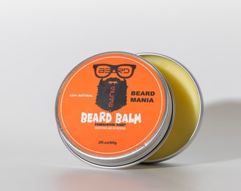 Beard Balm Sandalwood Scent | Natural Beard Balm | Best present for any bearded man