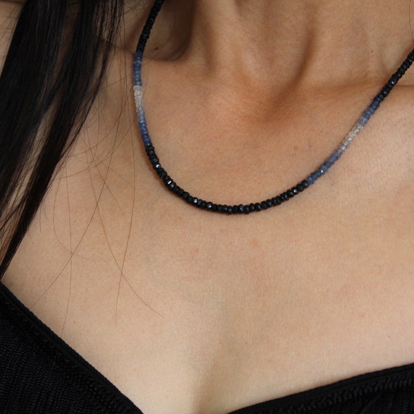 Sapphire Choker Etsy