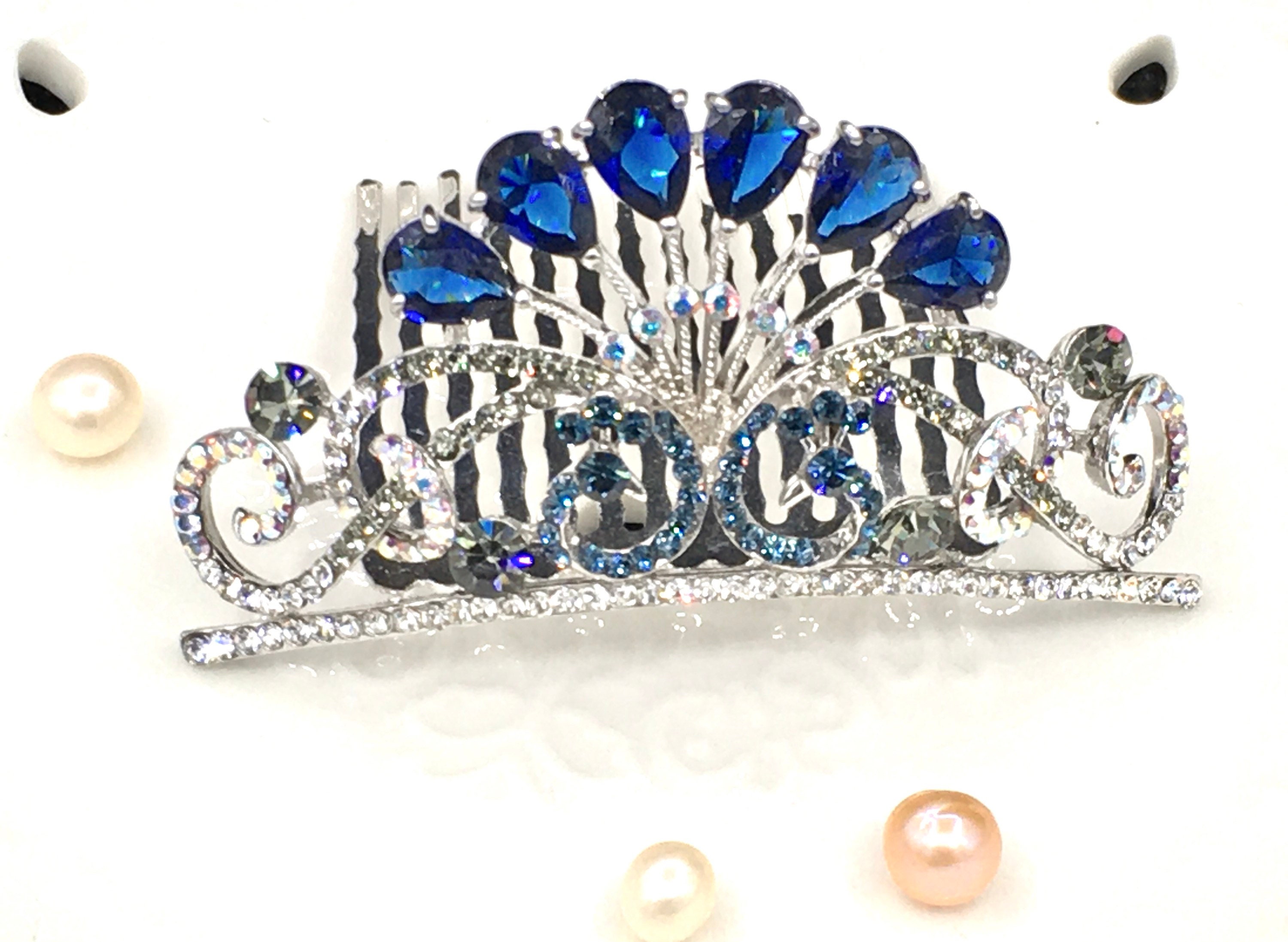 Tiara With Combs - Etsy