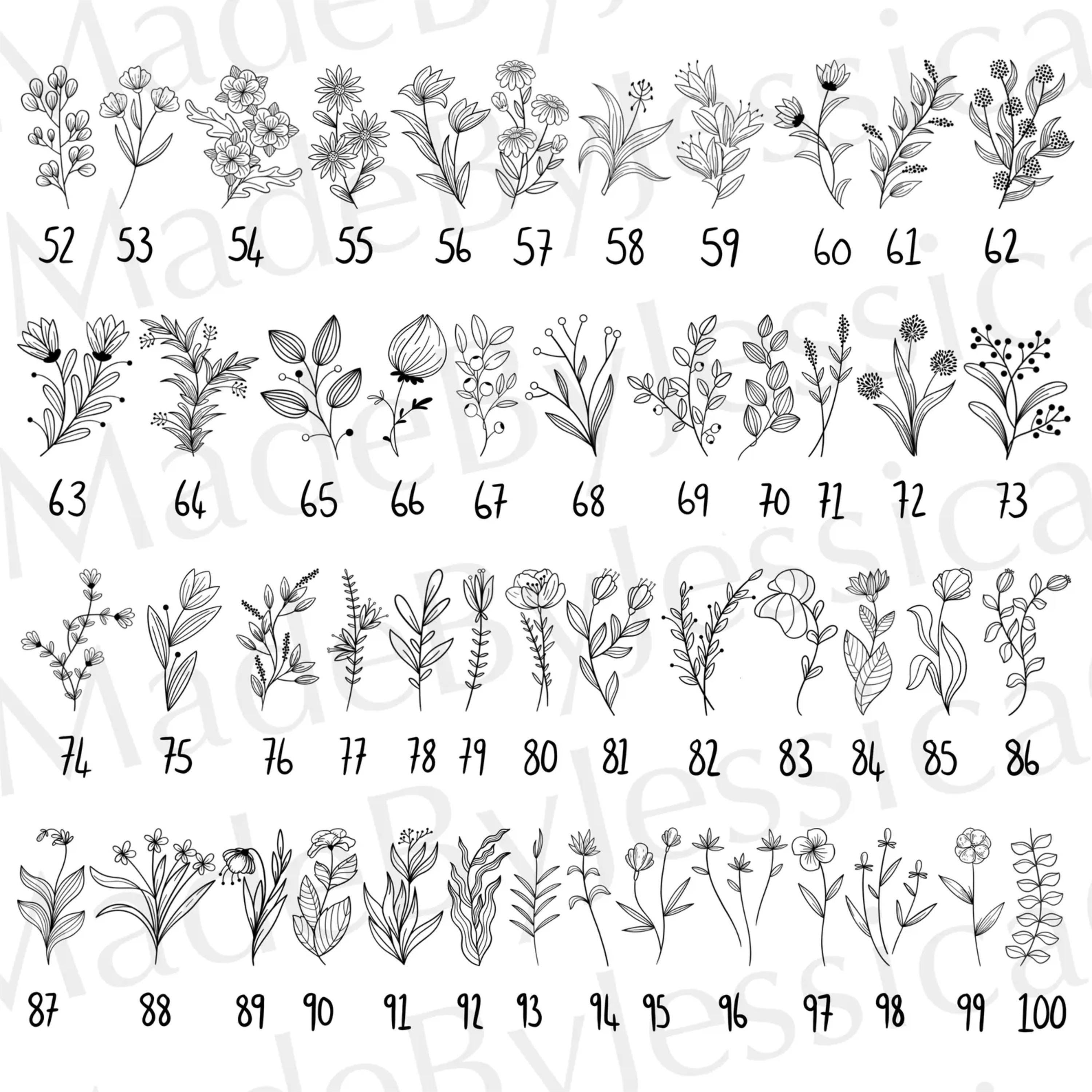 Floral Procreate Stamps Bundle | Wildflowers, Animals (digital Item) - Etsy