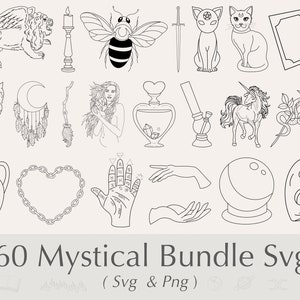 Mystical SVG | Mystic bundle SVG | Mystic SVG | Mystical cut files | Commercial use svg | Cricut | Silhouette