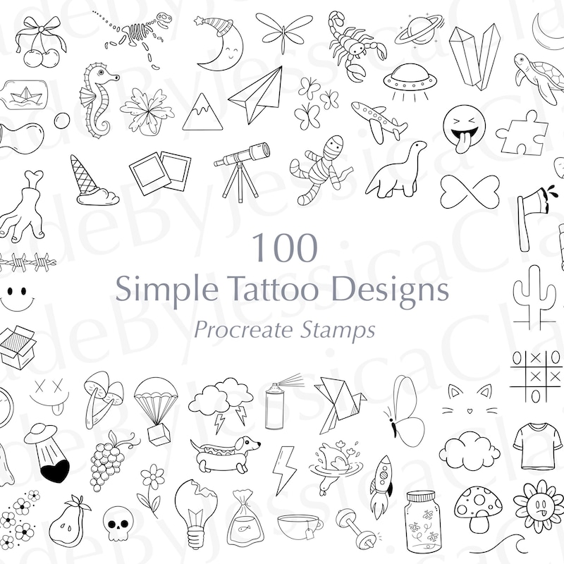 Small Tattoo Stencils - Etsy