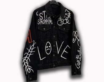 lil peep baseball jacket