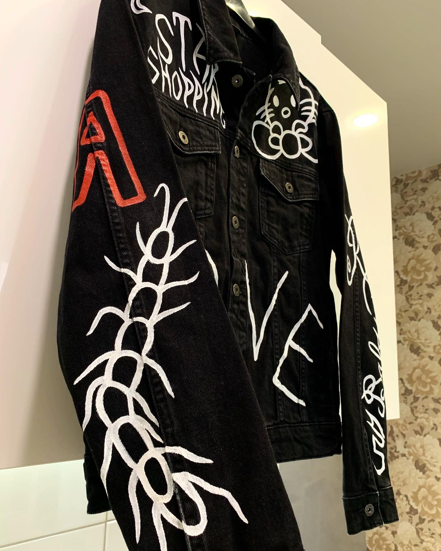 Lil Peep Jeans Jacket - Etsy Australia