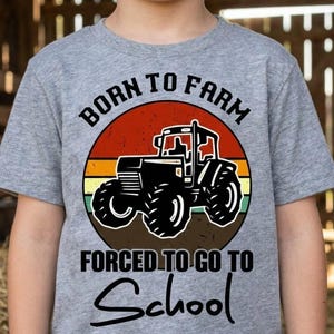 Born To Farm PNG: Tractor Sublimation Design (Digital Download)