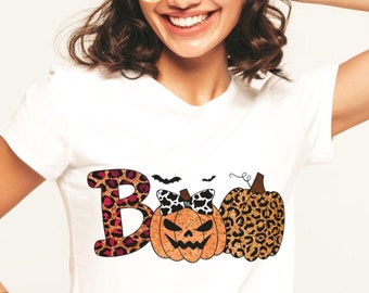 Boo Halloween Png Sublimation Design Digital Download, Halloween Png, Halloween Design, Kids Halloween Png, Cute Halloween Girl Png