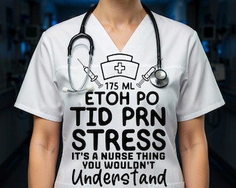 SVG de enfermera divertida, diseño humorístico de enfermera, cita de atención médica (descarga digital)