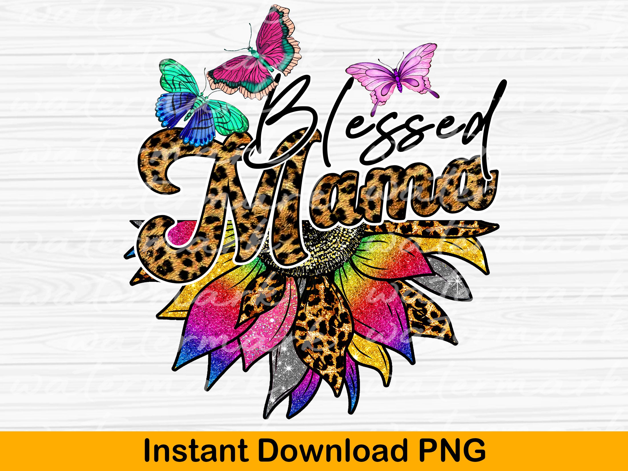 Tie Dye Leopard Mom Life PNG: Colorful Sublimation Design for Moms Png ...