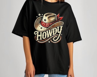 Grappige cowgirl PNG retro western sublimatie ontwerp digitale download