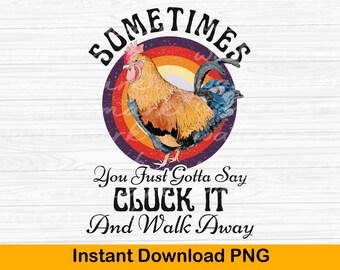 Grappige haan PNG: Sarcastische kip, retro boerderijdier afbeelding (digitale download)
