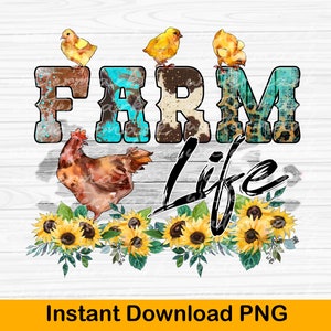 Chicken Png, Farm Life png, Farm Life Chicken PNG, Sublimation Designs Downloads, Cowhide Sublimation PNG
