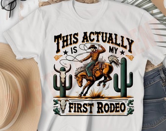 Esta es mi primera imagen PNG de vaquera de rodeo (sublimación).