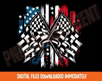 Racing Flags and USA Flag Background, Dirt Track Racing png, Racing Sublimation, Racing Shirt Background, Racing Flags png