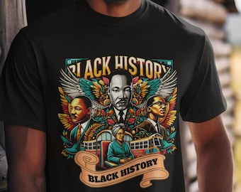 Black History Sublimation PNG: MLK, Rosa Parks, Malcolm X (Digital Download)