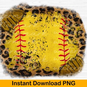 Marco de salpicadura de softbol angustiado de leopardo, diseño de Softbol png, diseño de fondo de Softbol PNG