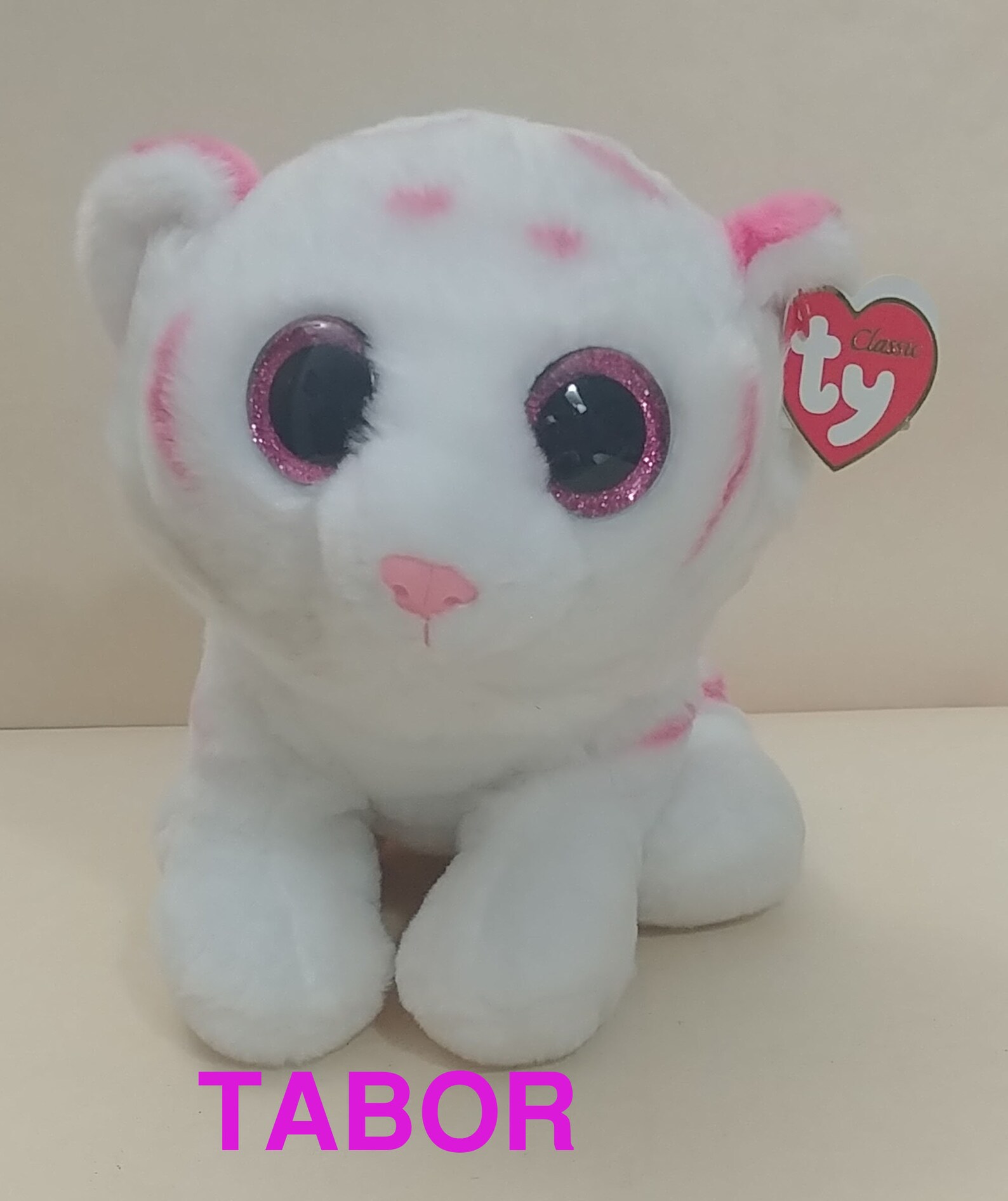 Ty Beanie Boos Tabor the 10 Bengal Tiger Plush Pink | Etsy