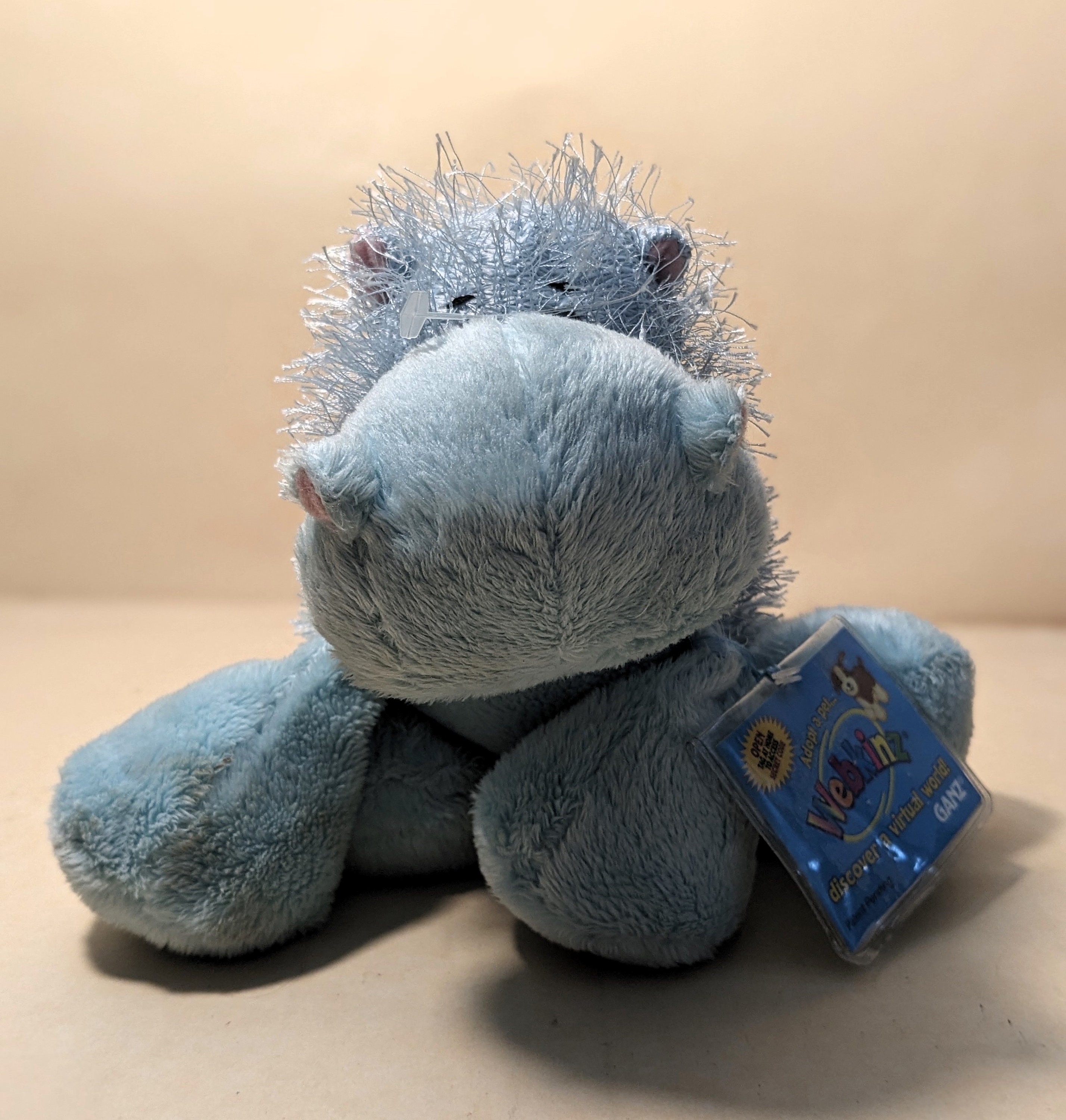 Plush Toys: GANZ HM009 9 Blue Hippopotamus, With Webkinz Tag. - Etsy Plush Toys: GANZ HM009 9 Blue Hippopotamus, With Webkinz Tag. - Etsy