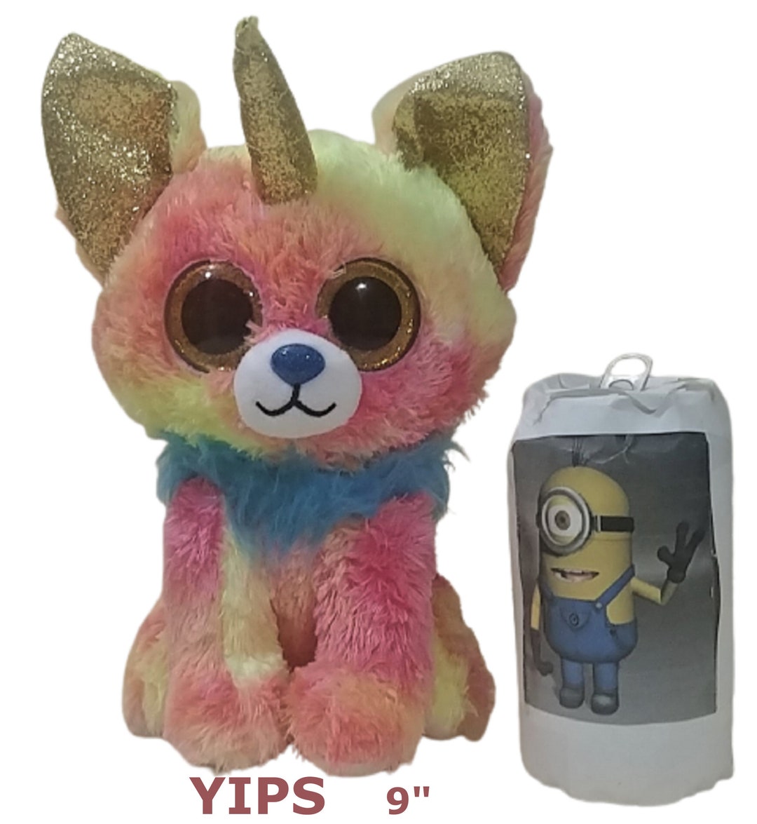 Ty Beanie Boos 9 YIPS the Unicorn Chihuahua Dog Animal Plushwithout