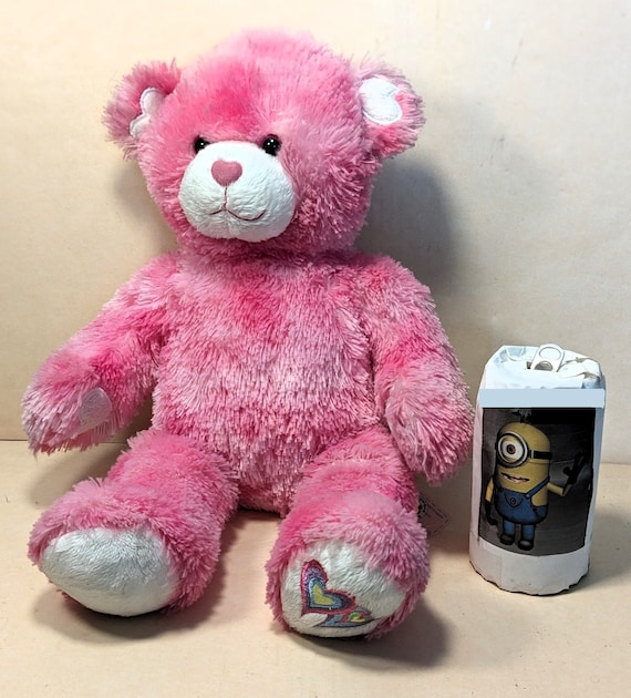 Plush Toys: Build A Bear BAB Pink Valentine's Heart Bear 17