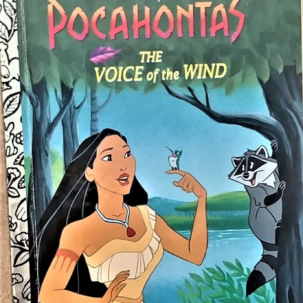 Disney's POCAHONTAS-A Little Golden Book / The Voice of the Wind (1996)-NEW