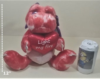 ヴィンテージ バレンタインデー レッドドラゴン ハート付き 14インチ