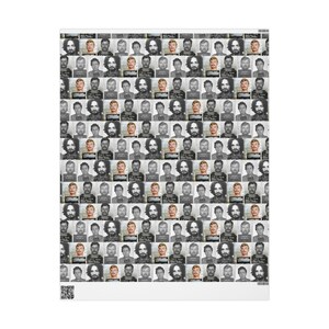 Gift Wrap, Serial Killer Wrapping Paper - Killer Gift Presentation, True Crime Gift Wrap, Unique Gift Wrap, Creepy Wrapping Paper, Horror image 6