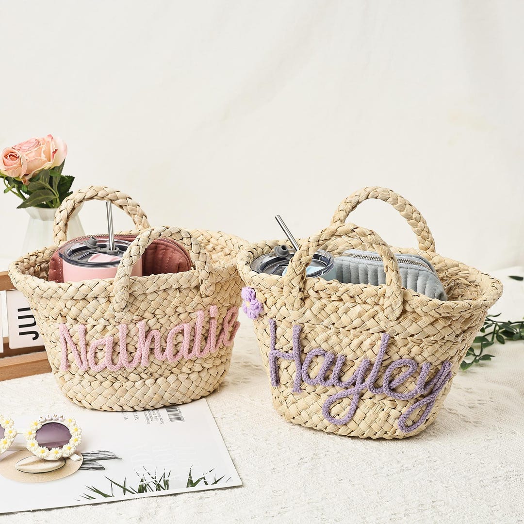 Personalized Bridesmaid Tote Bag, Bridal Shower Bag, Custom Beach Bag ...